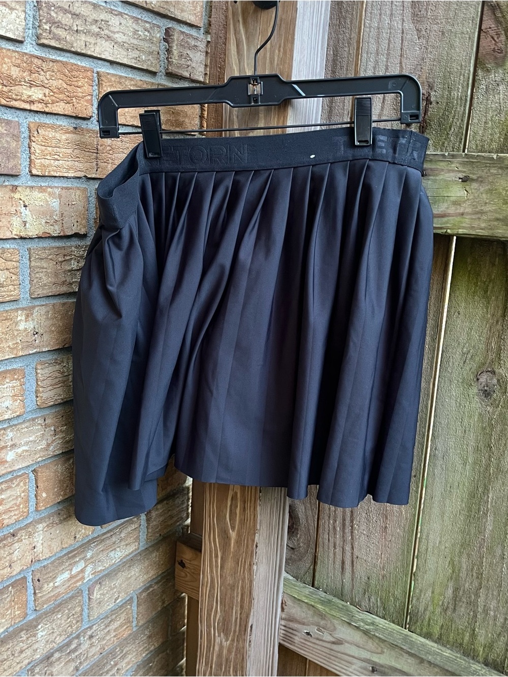 Tretorn Black Pleated Tennis Skort
